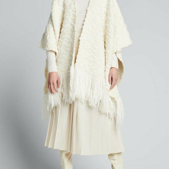 RACHEL COMEY Toro Alpaca Fringe Poncho - Picture 1 of 11